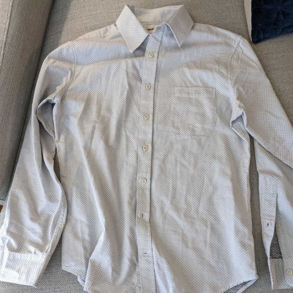Taylor Stitch California shirt jacquard dot